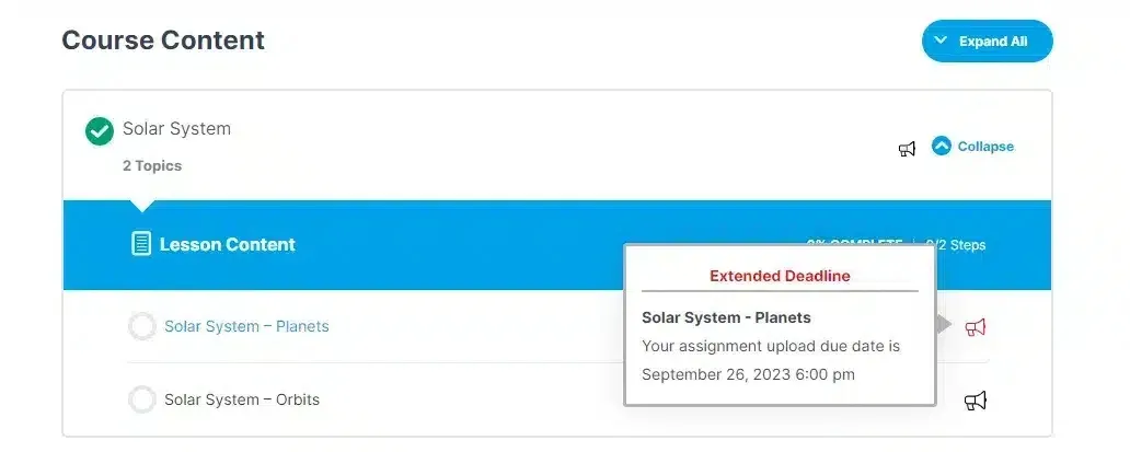 wpinnovators product assignment deadline for learndash extended deadline image