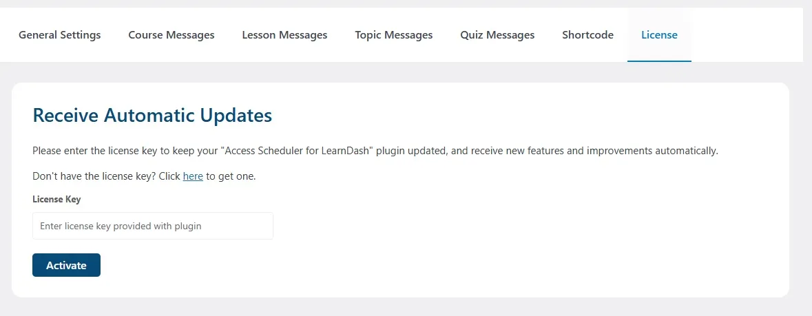 wpinnovators product access scheduler for learndash licensing image