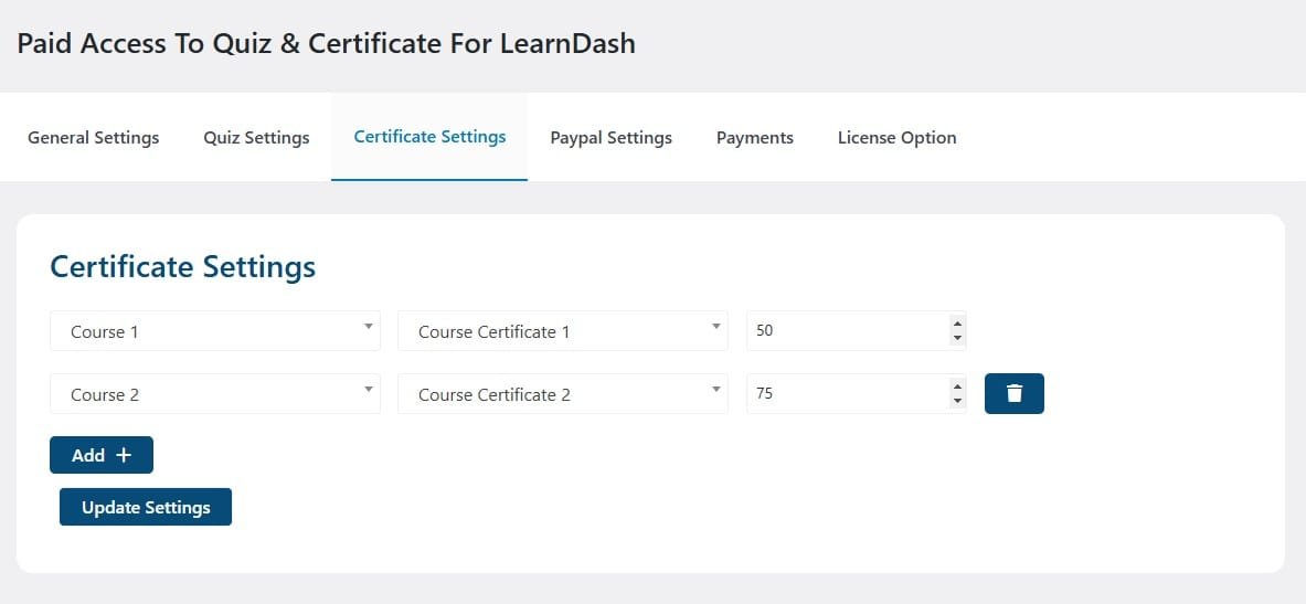 wpinnovators product paid access to quiz and certificate for learndash certificate settings image wpinnovators product paid access to quiz and certificate for learndash certificate settings image