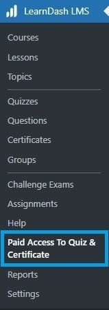wpinnovators product paid access to quiz and certificate for learndash main menu image wpinnovators product paid access to quiz and certificate for learndash main menu image