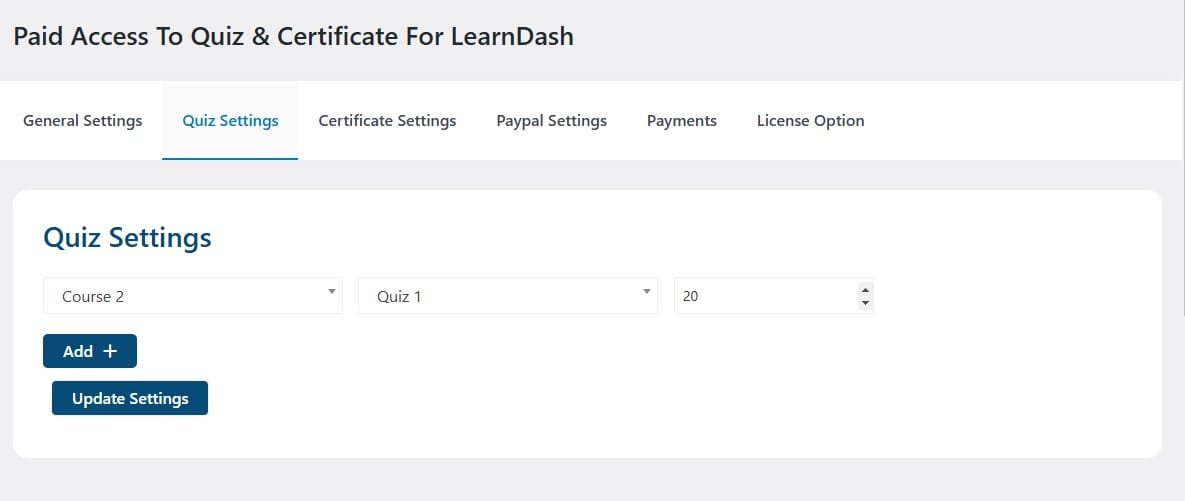 wpinnovators product paid access to quiz and certificate for learndash quiz settings image wpinnovators product paid access to quiz and certificate for learndash quiz settings image