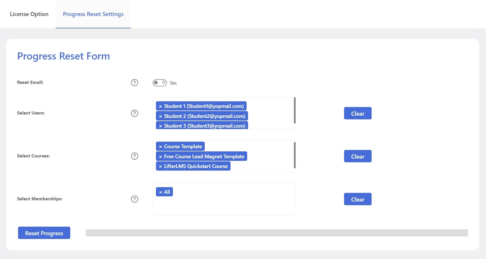 wpinnovators product progress reset for lifterlms reset progress for combinations of courses users and memberships image wpinnovators product progress reset for lifterlms reset progress for combinations of courses users and memberships image