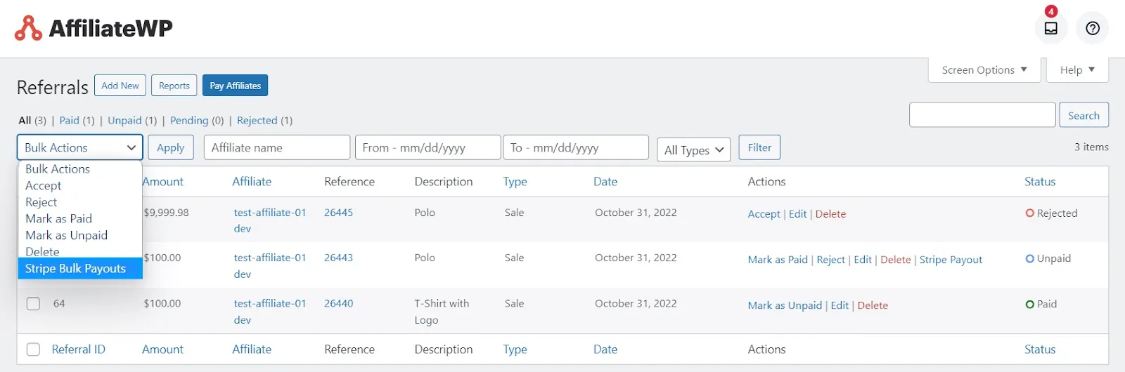 wpinnovators product stripe payout for affiliatewp stripe bulk payouts backend image
