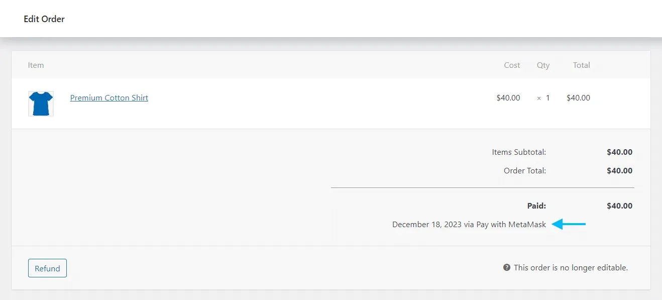 wpinnovators product metamask payment gateway for woocommerce edit order pay with metamask image