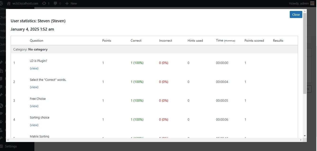 wpinnovators product quiz reports for learndash user statistics image wpinnovators product quiz reports for learndash user statistics image