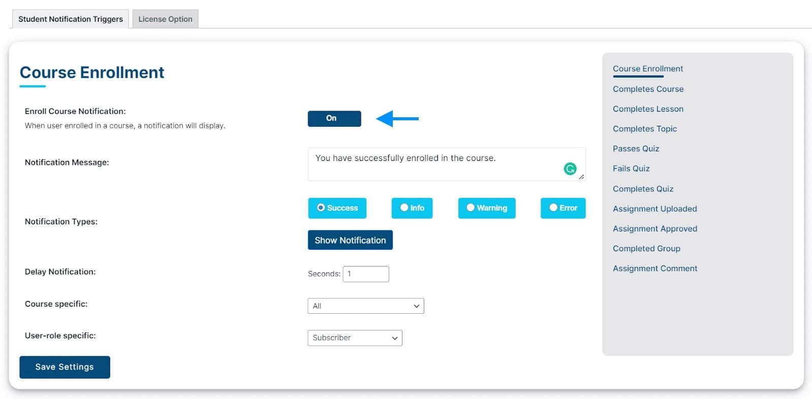 wpinnovators product student notifications for learndash enroll course notification image wpinnovators product student notifications for learndash enroll course notification image
