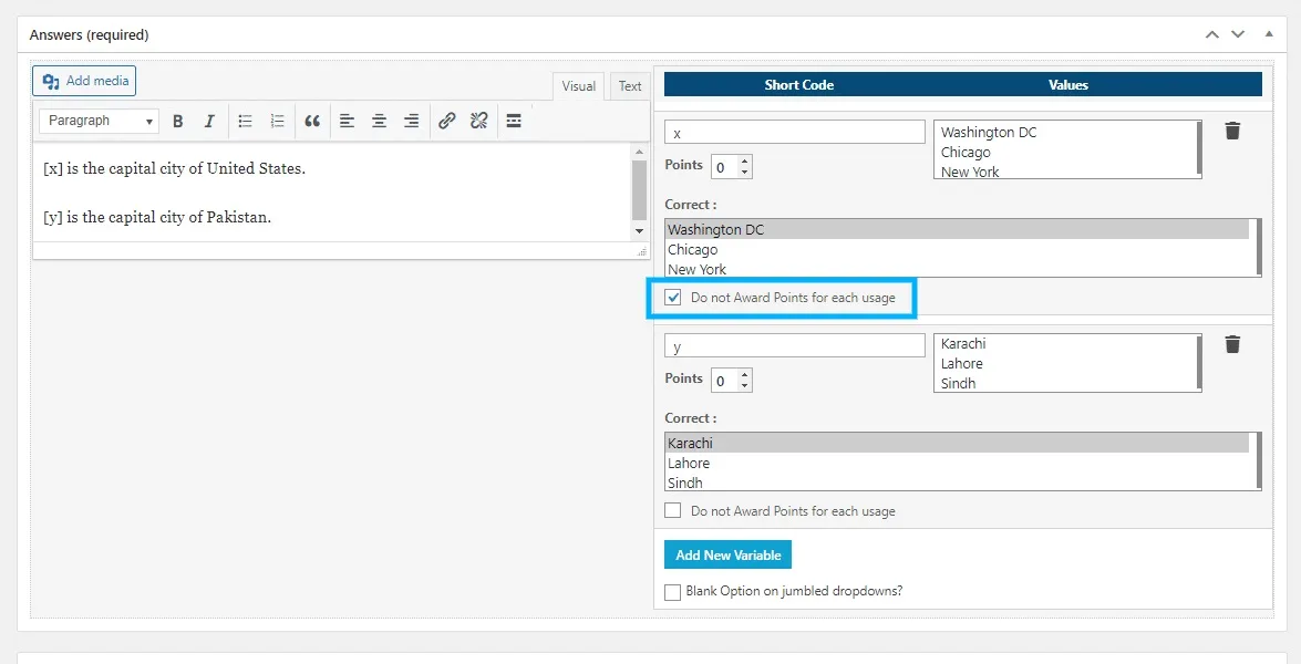 wpinnovators product advanced quizzes for learndash jumbled sentence setting 02 image