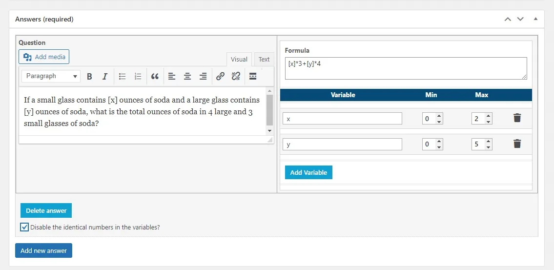 wpinnovators product advanced quizzes for learndash calculation formula settings image