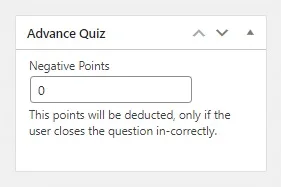 wpinnovators product advanced quizzes for learndash question negative points image