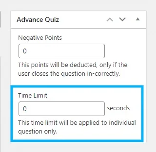 wpinnovators product advanced quizzes for learndash time limit image
