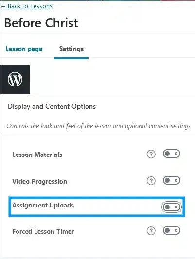 wpinnovators product assignment deadline for learndash assignment uploads image