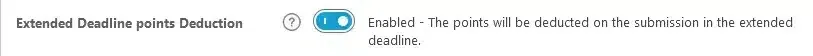 wpinnovators product assignment deadline for learndash extended deadline points deduction settings image