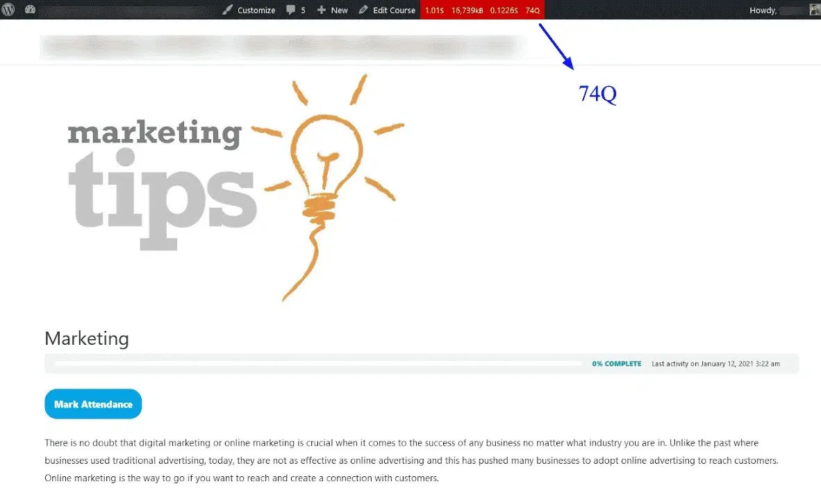 wpinnovators product redis object cache for learndash after course details page on the frontend image
