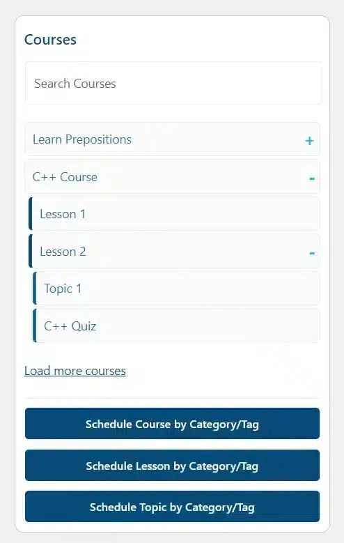 wpinnovators product access scheduler for learndash list image