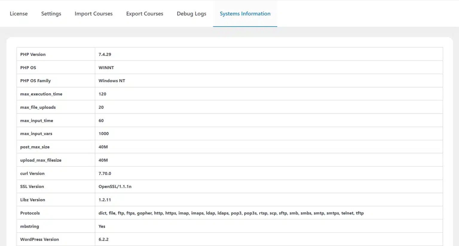 wpinnovators product course import export for tutorlms systems information image