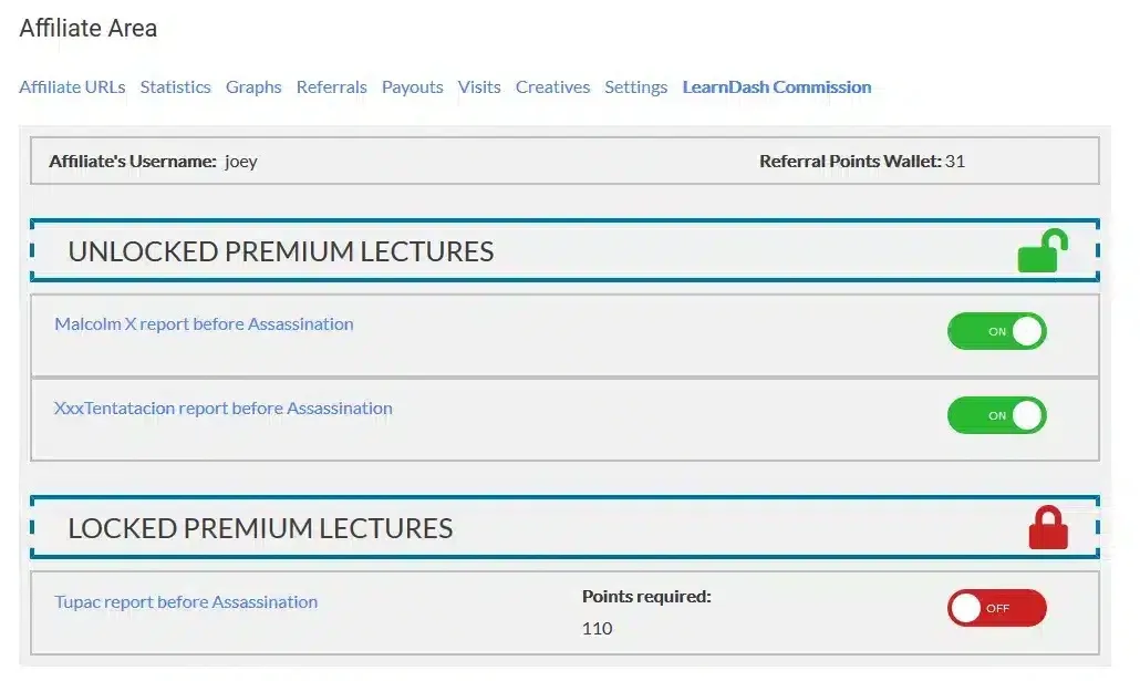 wpinnovators product learndash advanced integration for affiliatewp affiliate area image