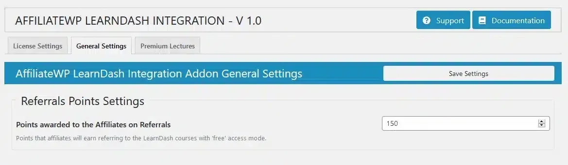 wpinnovators product learndash advanced integration for affiliatewp general settings image