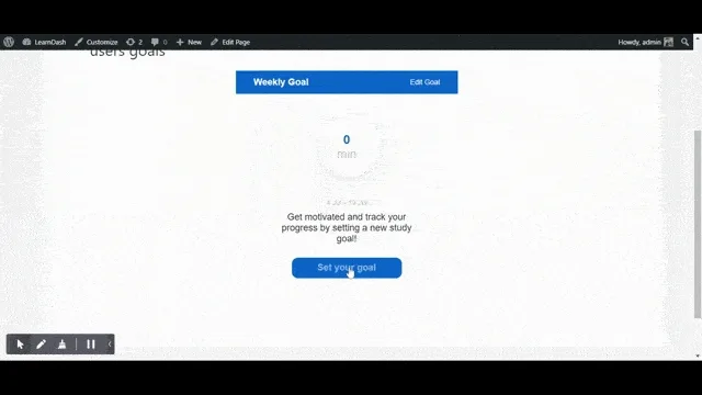 wpinnovators product learning goals for learndash goal setting process image