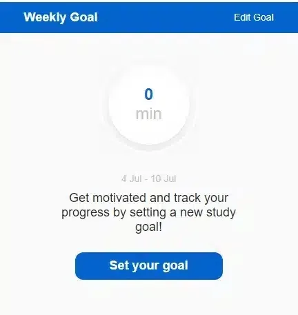 wpinnovators product learning goals for learndash weekly goal shortcode image
