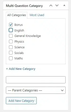 wpinnovators product question multi categories for learndash question multi category by meta box image