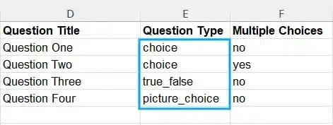 wpinnovators product quiz import export for lifterlms question type image