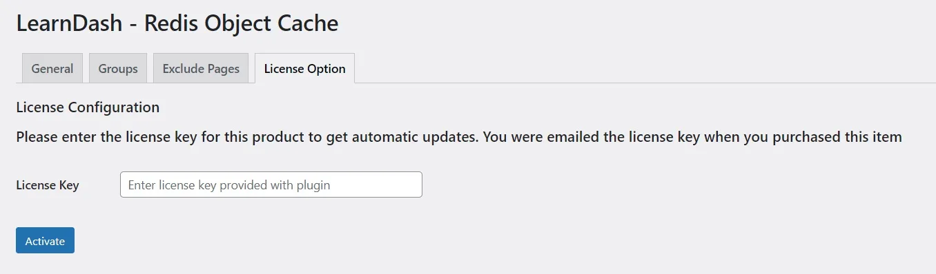 wpinnovators product redis object cache for learndash licensing image