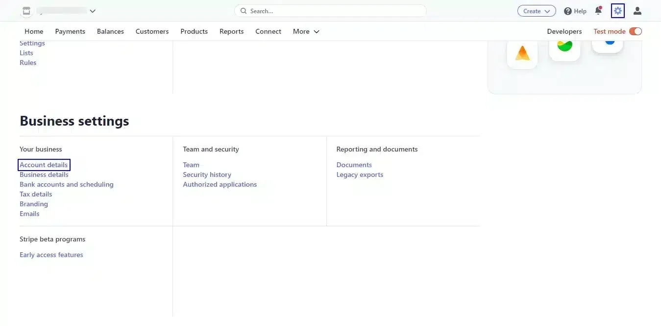 wpinnovators product stripe payout for affiliatewp business settings account settings image
