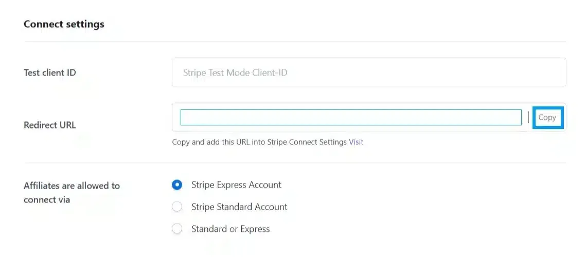 wpinnovators product stripe payout for affiliatewp connect settings redirect url image