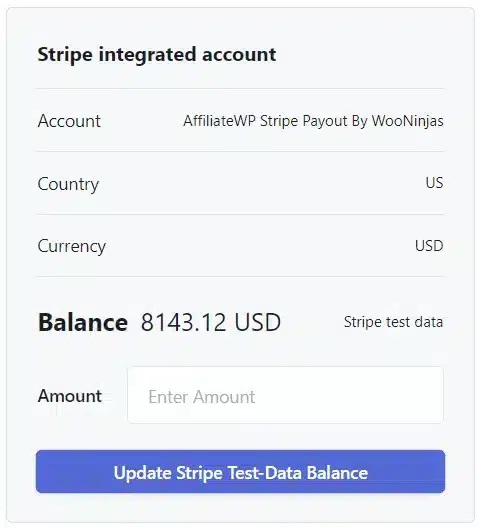 wpinnovators product stripe payout for affiliatewp connection success image