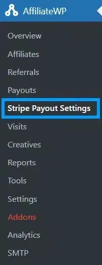 wpinnovators product stripe payout for affiliatewp main menu image
