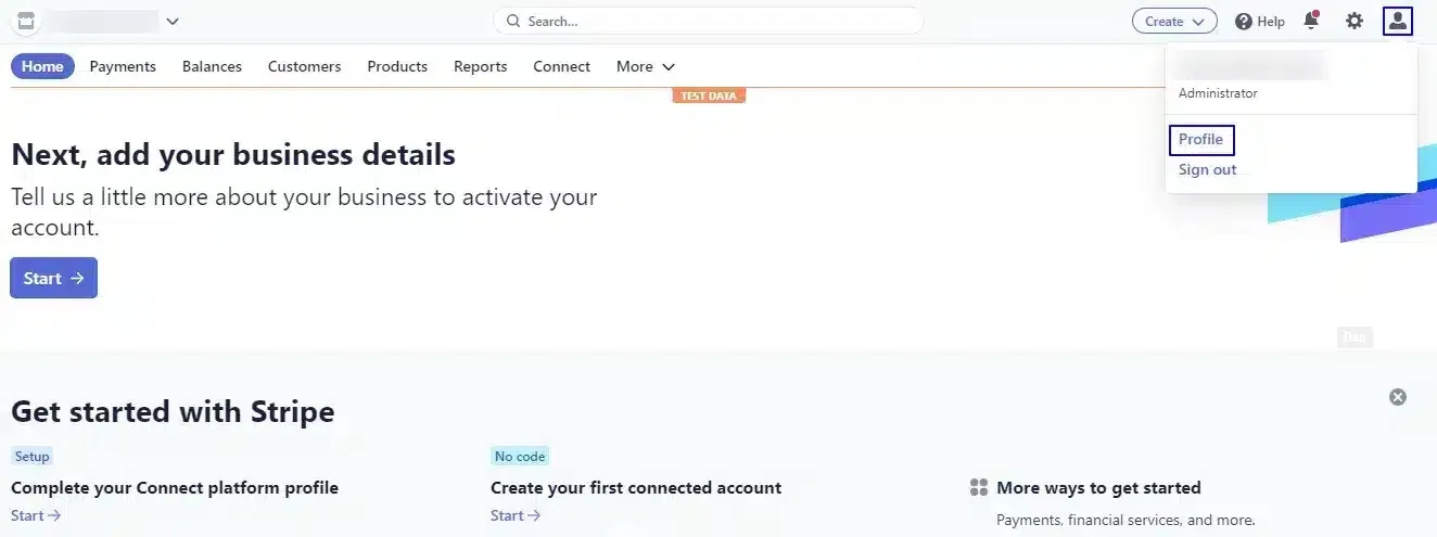wpinnovators product stripe payout for affiliatewp stripe account profile button image