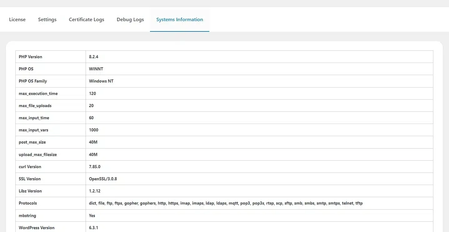 wpinnovators product certificate verify and share for tutorlms systems information image