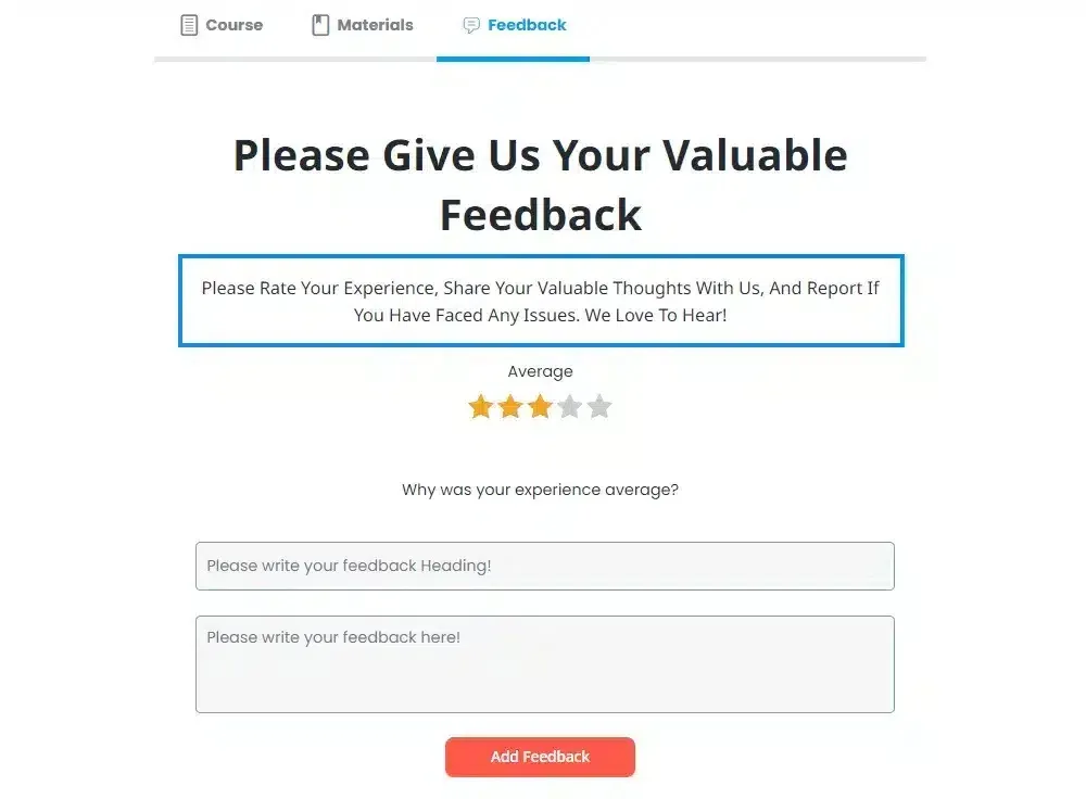 wpinnovators product student feedback for learndash description of feedback image wpinnovators product student feedback for learndash description of feedback image