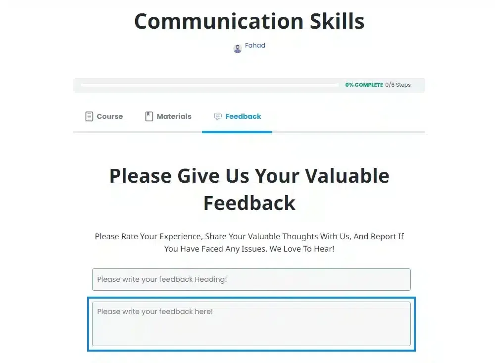 wpinnovators product student feedback for learndash feedback comment image wpinnovators product student feedback for learndash feedback comment image
