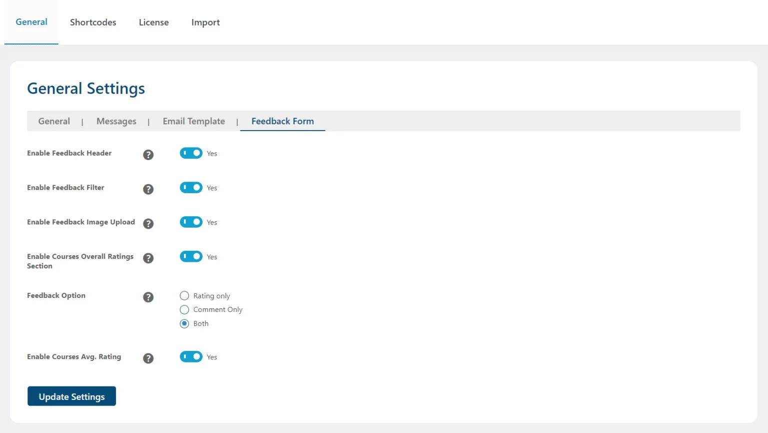 wpinnovators product student feedback for learndash general settings feedback form image wpinnovators product student feedback for learndash general settings feedback form image