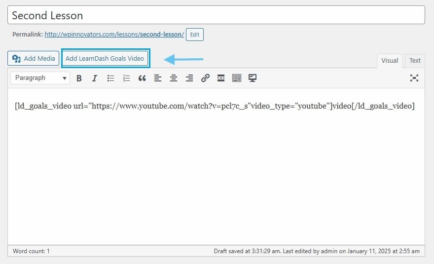 wpinnovators product learning goals for learndash classic editor image wpinnovators product learning goals for learndash classic editor image