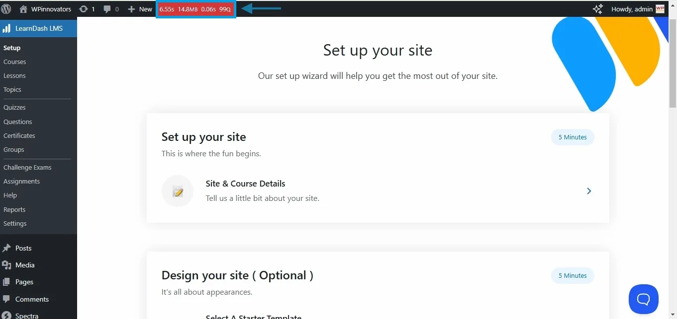 wpinnovators product redis object cache for learndash query monitor image