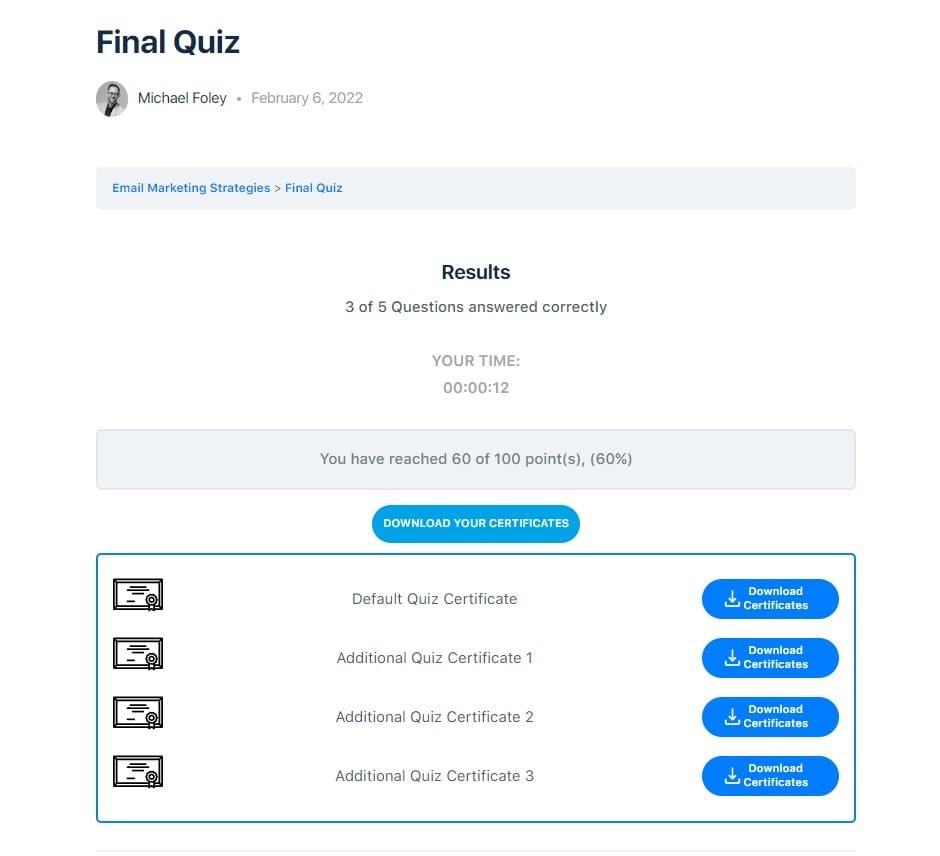 wpinnovators product multi certificates for learndash quiz frontend image wpinnovators product multi certificates for learndash quiz frontend image